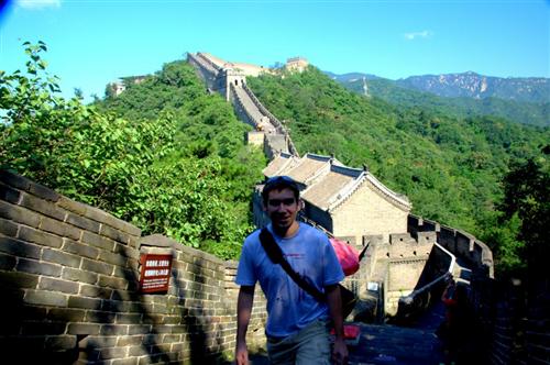 Me on the Great Wall of China 