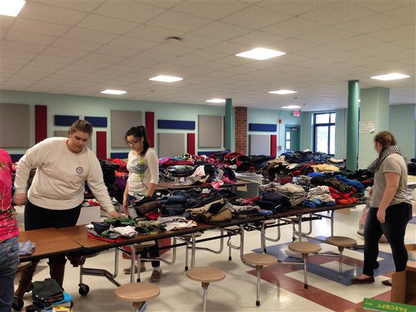 donations at student government fundraiser