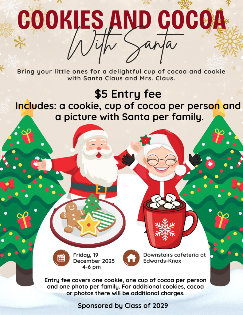 Cookies and cocoa with Santa